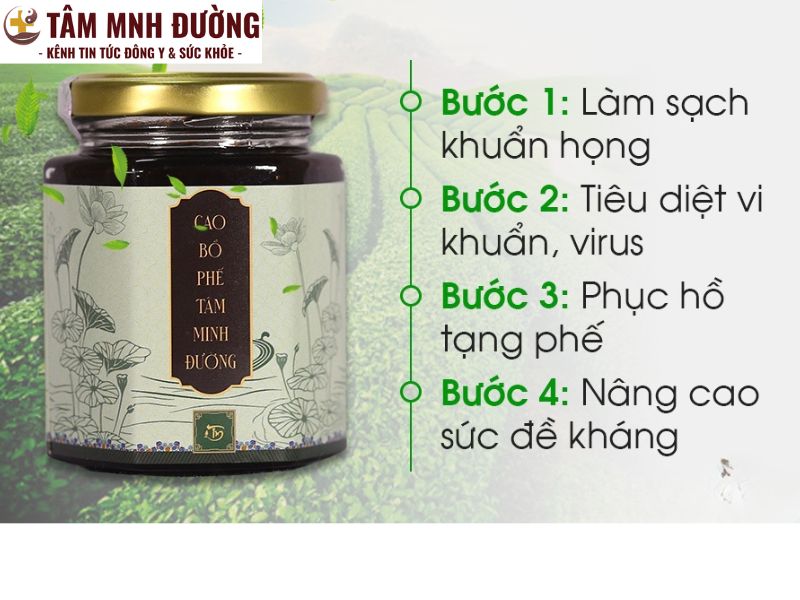 Cao Bổ Phế Tâm Minh Đường